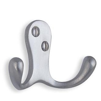 Smedbo BK246 1 3/4 in. Double Coat Hook in Chrome from the Classic Collection